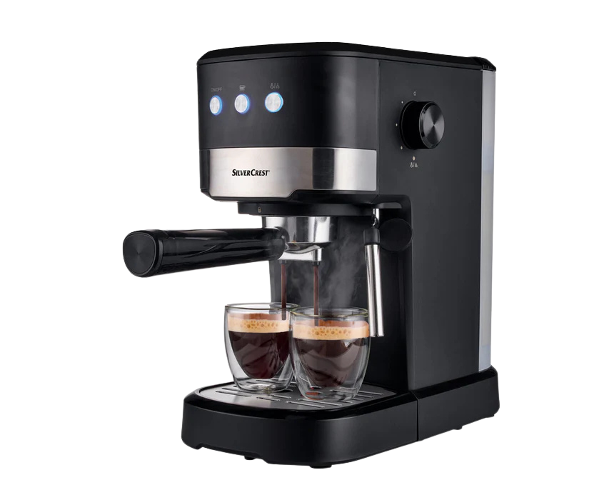 Semi-Automatic Espresso Machine with Steam Wand & Milk Pitcher