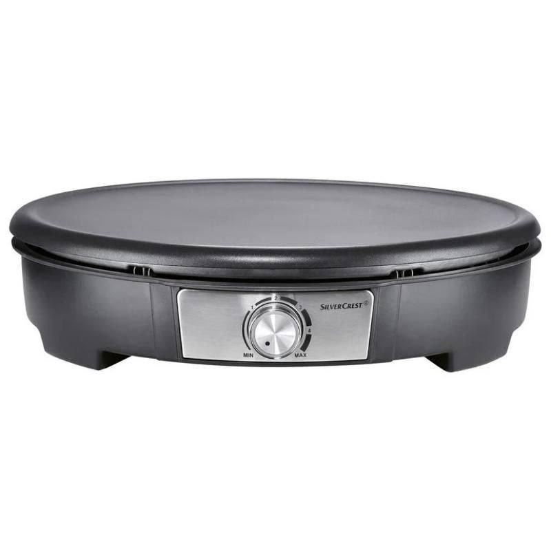 Electric Non-Stick Crepe Maker & Multipurpose Round Griddle
