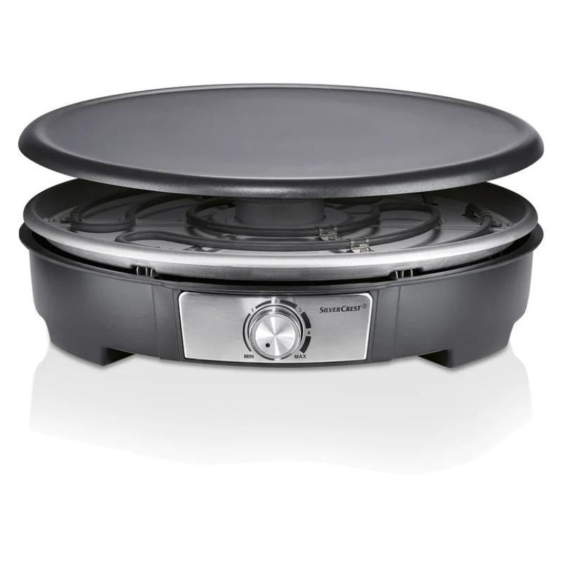 Electric Non-Stick Crepe Maker & Multipurpose Round Griddle