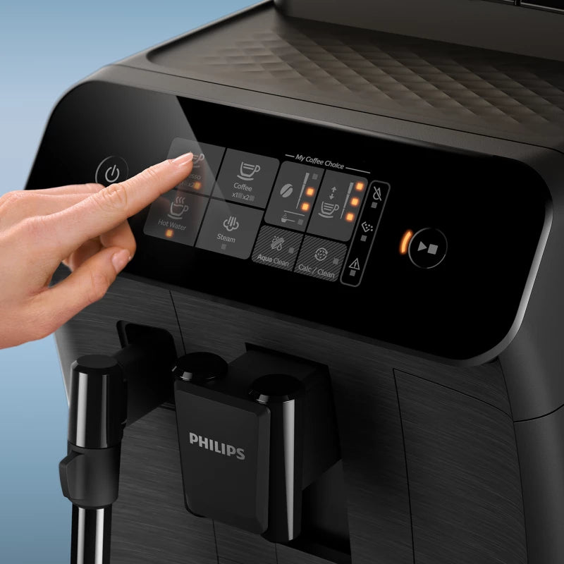 Automatic Bean-to-Cup Espresso Machine with Touchscreen & Built-In Grinder