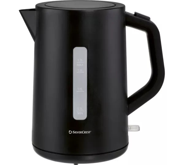 Modern Electric Water Kettle with Matte Black Finish