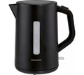 Modern Electric Water Kettle with Matte Black Finish