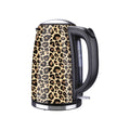 Electric Cordless Water Kettle with Leopard Print