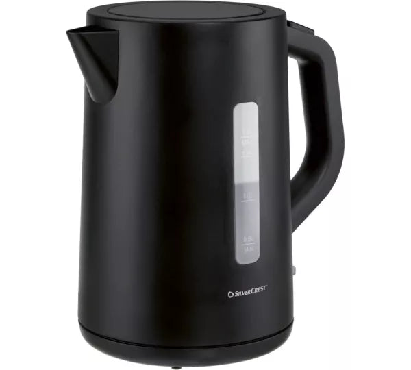 Modern Electric Water Kettle with Matte Black Finish