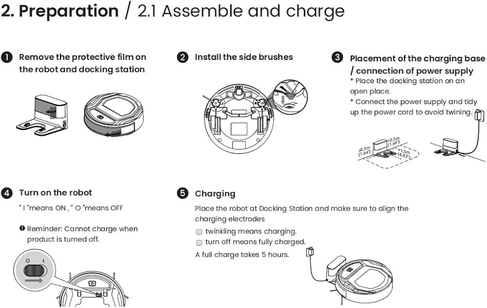 Smart Laser-Guided Robot Vacuum Cleaner with App Control