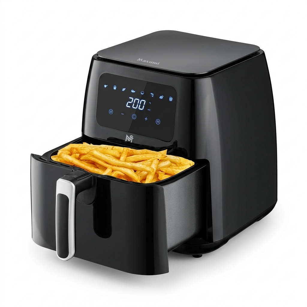 Digital Air Fryer with Touchscreen Controls & Non-Stick Basket
